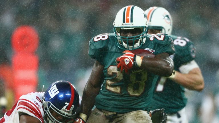 The first NFL game at Wembley was played in heavy rain but proved a big hit for the U.K. audience