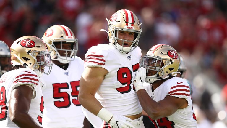 Nick Bosa and the San Francisco 49ers' defense continued to flex their muscles