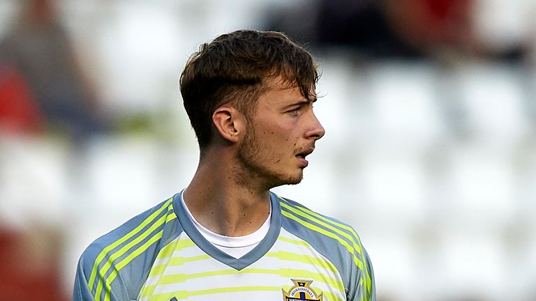 Northern Ireland u21 goalkeeper Conor Hazard