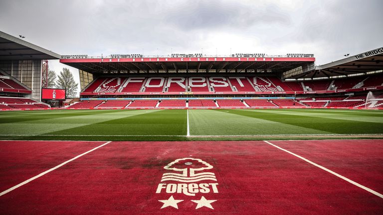 Nottingham Forest’s home game against Reading had to be called off due to bad weather
