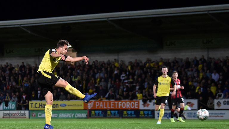 Oliver Sarkic marcó el primer partido en la victoria por 2-0 sobre Bournemouth el mes pasado