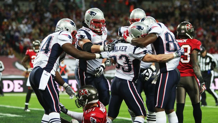 The Patriots piled on the points against the Bucs