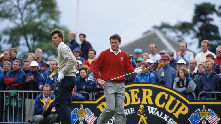 Paul Azinger helped Team USA retain the Ryder Cup in a close contest at The Belfry