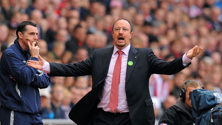 Rafa Benitez was more critical of his team's performance than the officiating after the game 