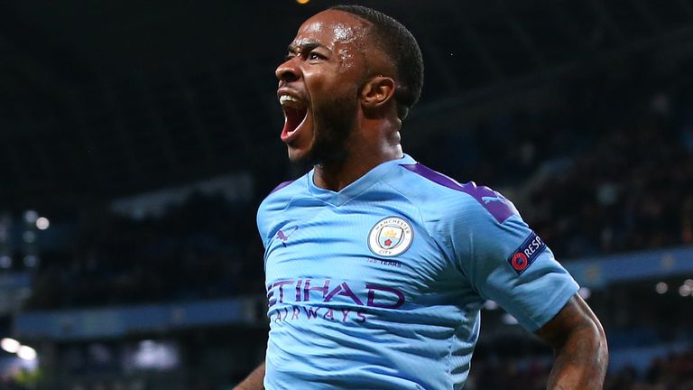Raheem Sterling scored a brilliant second-half hat-trick for Manchester City