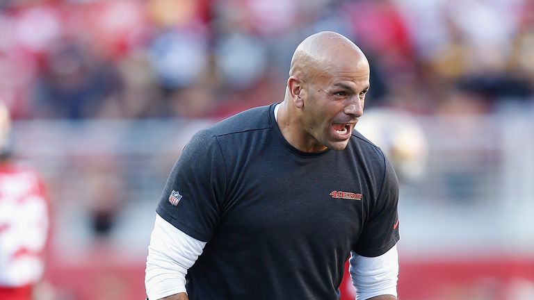 Defensive coordinator Robert Saleh has made headlines for his passion and enthusiasm on the sideline