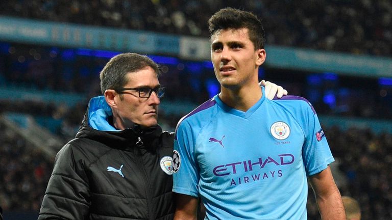 Rodri faces an anxious wait to learn the extent of his hamstring injury
