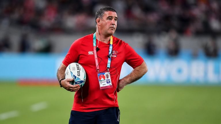 Russia forwards coach Mark McDermott