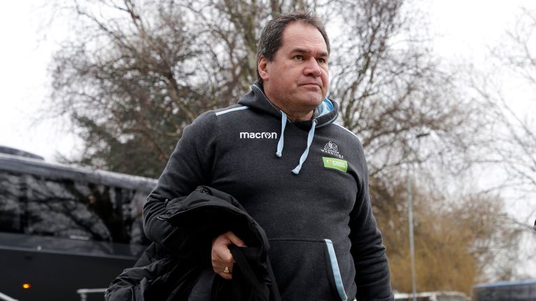Glasgow Warriors head coach Dave Rennie says he has been approached by New Zealand about replacing Steve Hansen.