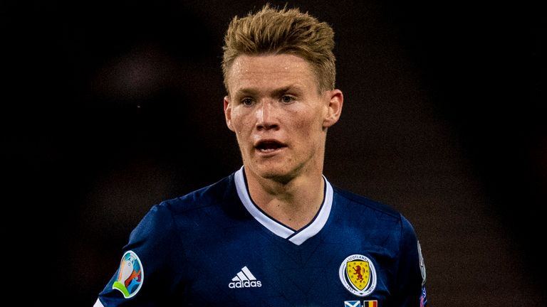 Scott McTominay in action for Scotland