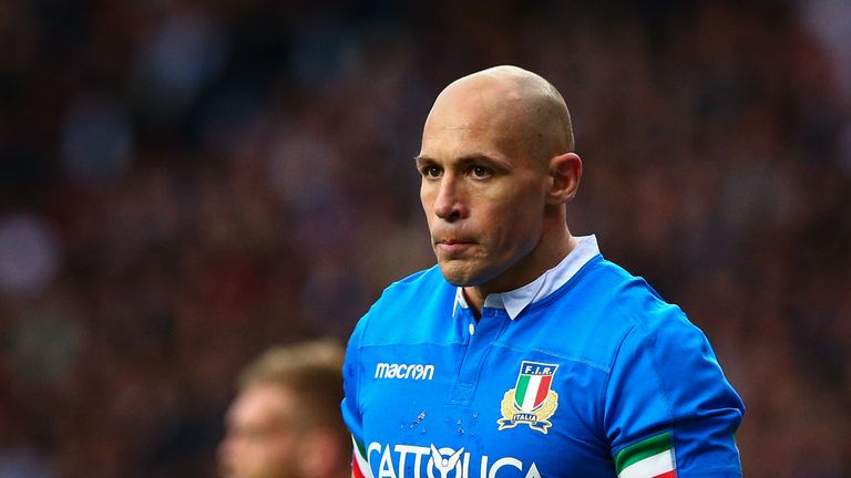 Sergio Parisse of Italy during the Guinness Six Nations match between England and Italy at Twickenham Stadium on March 9, 2019 in London, England