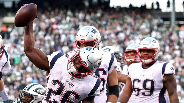 Sony Michel set a new career-best record as the Patriots continued their blistering start to the season