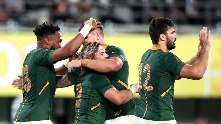 South Africa are through to the semi-finals, where they will face Wales