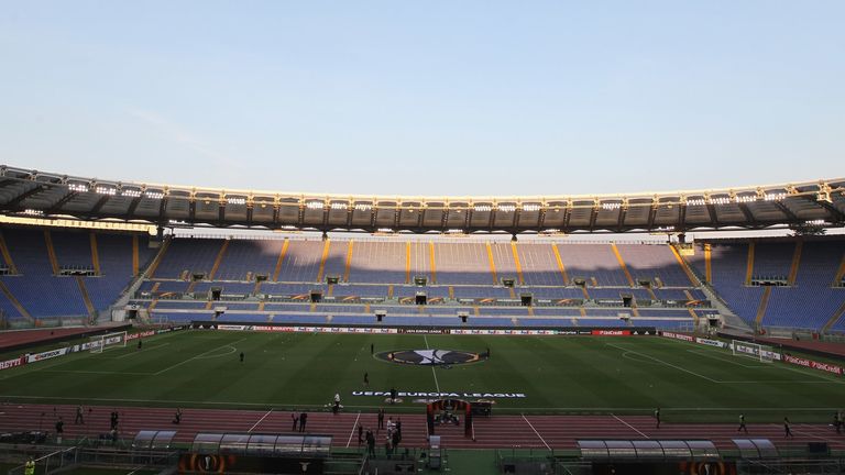 A general view of Stadio Olimpico 