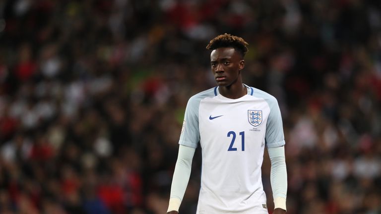 Tammy Abraham has played for England in two friendly matches