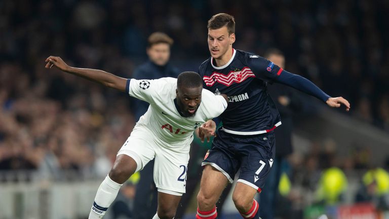 Tanguy Ndombele made more passes in the opposing half than anyone else