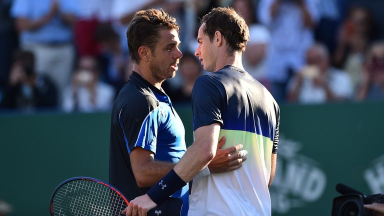 Murray will face three-time grand slam winner Wawrinka for the 20th time on Sunday