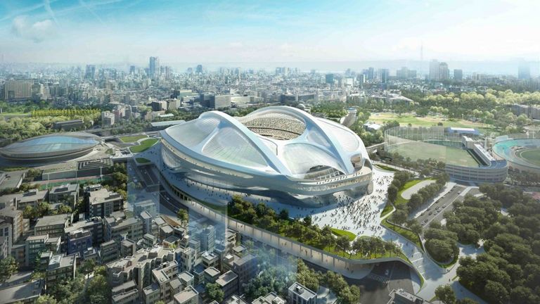 tokyo 2020 scrapped stadium

