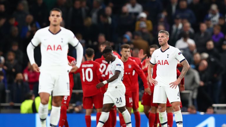 It is the first time Tottenham have conceded seven at home in any competition