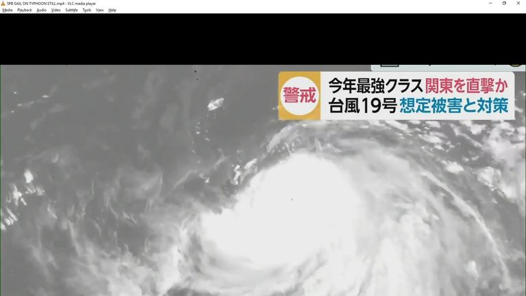 Typhoon Higibis is due to hit Tokyo