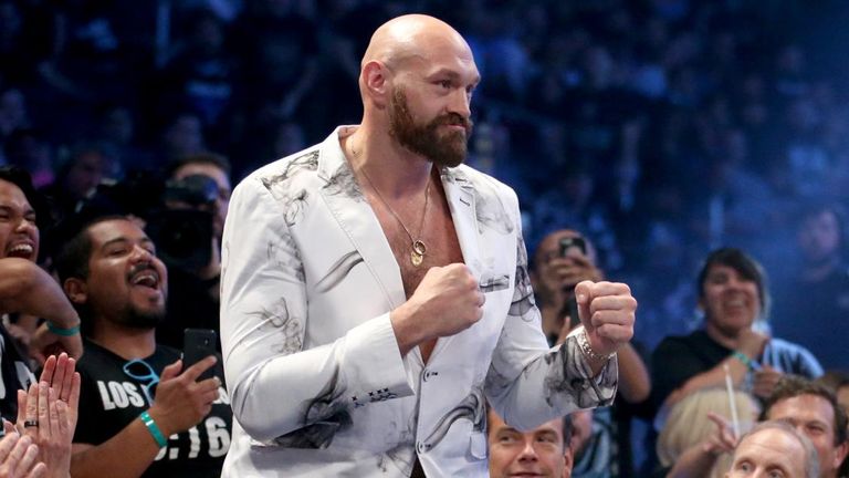 Tyson Fury could be close to having a match in WWE after his involvement at SmackDown on Friday