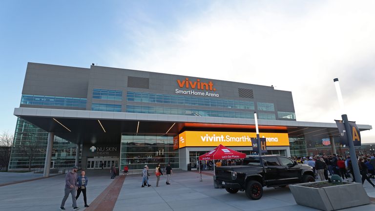 The Utah Jazz's Vivint Smart Home Arena will host the 2023 NBA All-Star game