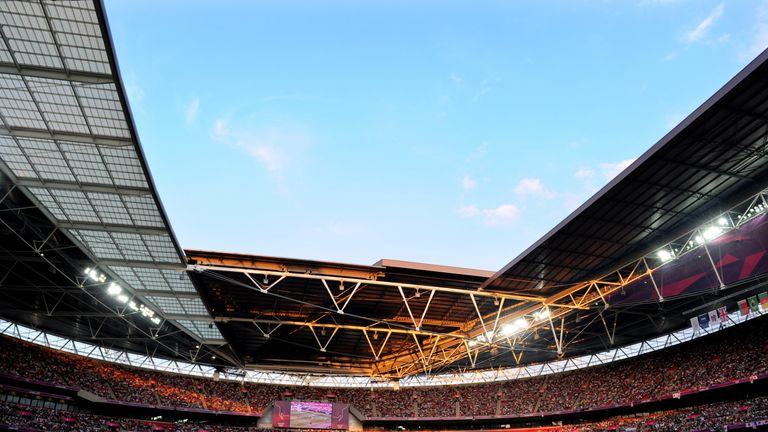 during the Women's Football gold medal match on Day 13 of the London 2012 Olympic Games at Wembley Stadium on August 9, 2012 in London, England.