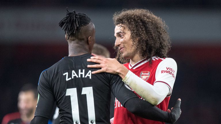 Wilfried Zaha Matteo Guendouzi