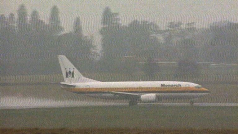 Photos from 'Airwolf 90' as Wolves fans chartered aeroplanes to fly to their New Year's Day game against Newcastle United