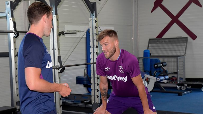 Yarmolenko's progress was closely monitored by West Ham's medical staff