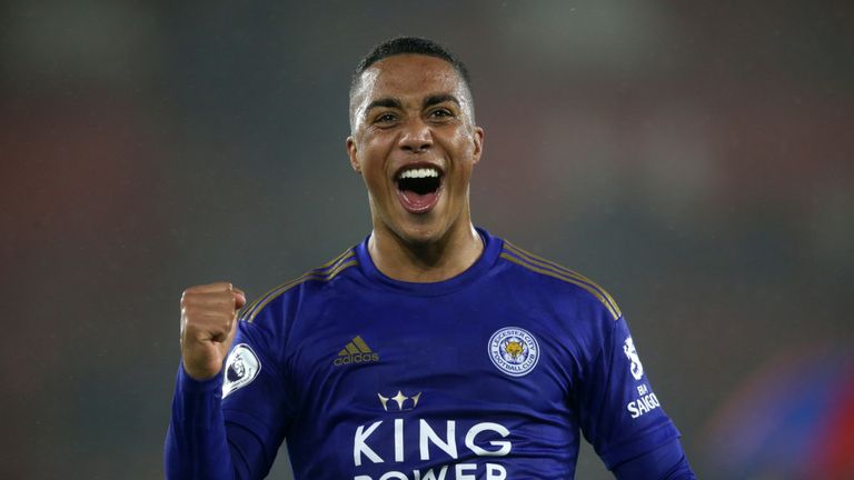 Youri Tielemans scored the second goal in Leicester's record-breaking win