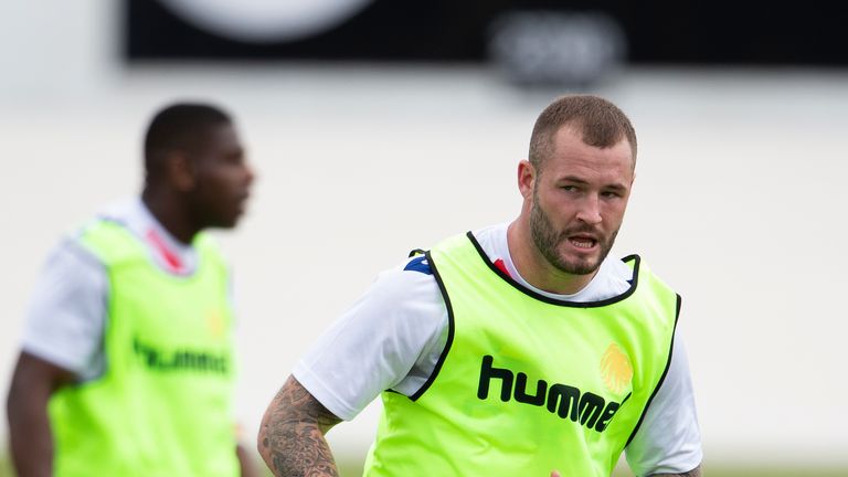 Great Britain Lions player Zak Hardaker, during the Lions rugby league team training session, held at the Blues Training Ground, Alexandra Park, Auckland, New Zealand. 21 October 2019 Photo: Brett Phibbs / www.photosport.nz /SWpix.com