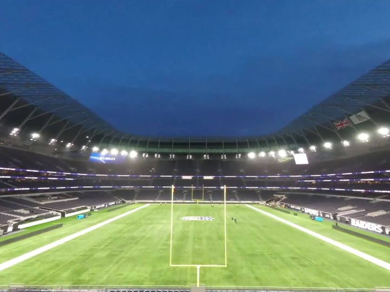 Tottenham Hotspur Stadium in NFL mode last night : r/nfl