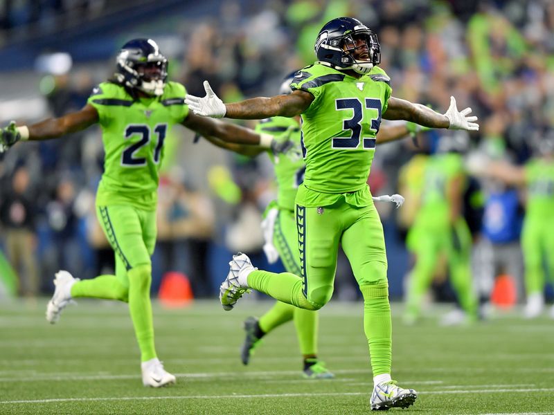 All neon everything. How do you feel about the Seahawks' 'Action Green'  uniforms?