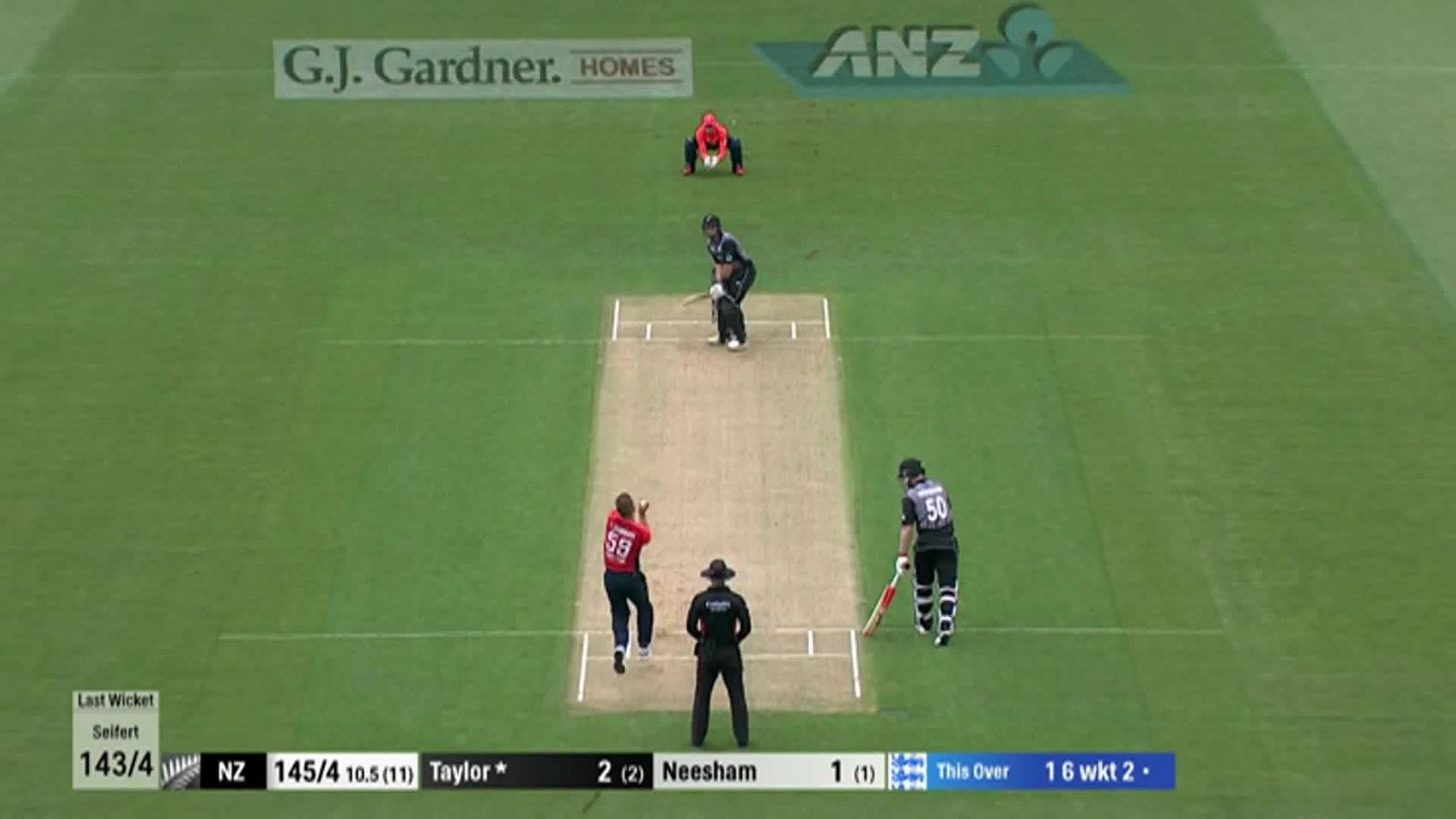 Taylor Run Out last ball Cricket News Sky Sports