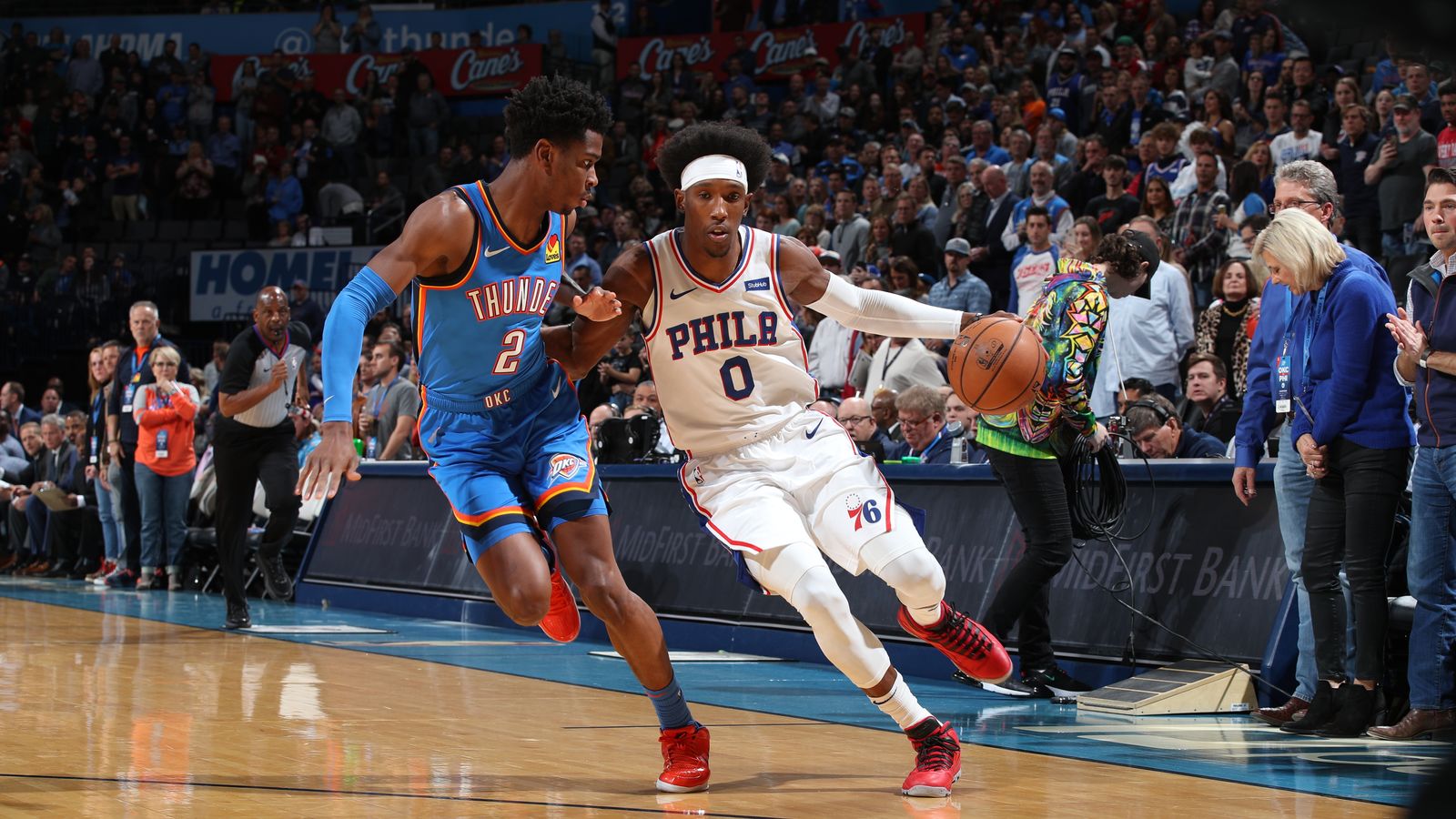 Highlights of the Philadelphia 76ers trip to Oklahoma City Thunder in Week ...