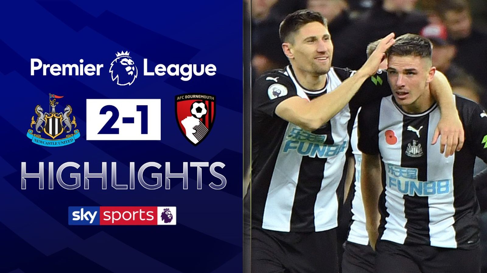 Newcastle 2-1 Bournemouth: Magpies Rally To Claim Back-to-back Premier ...