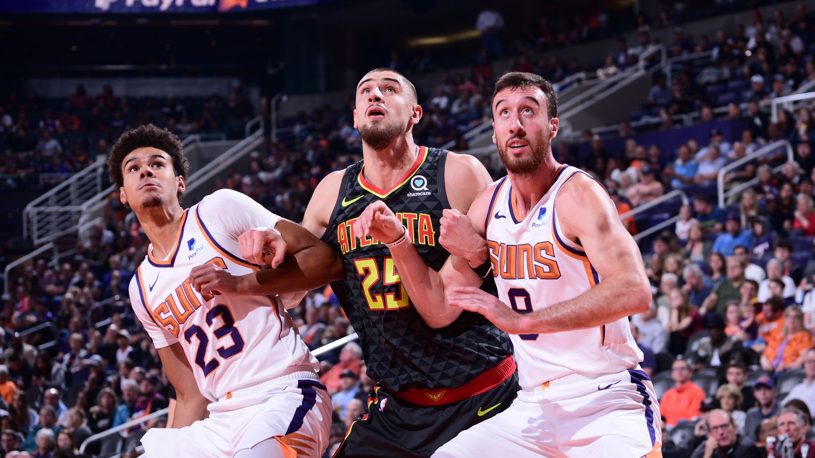 Финикс Санз Атланта Хокс 2 февраля. K.Johnson Suns. Баскетбол Атланта Phoenix номер 34 Легенда. (Atlanta Phoenix).