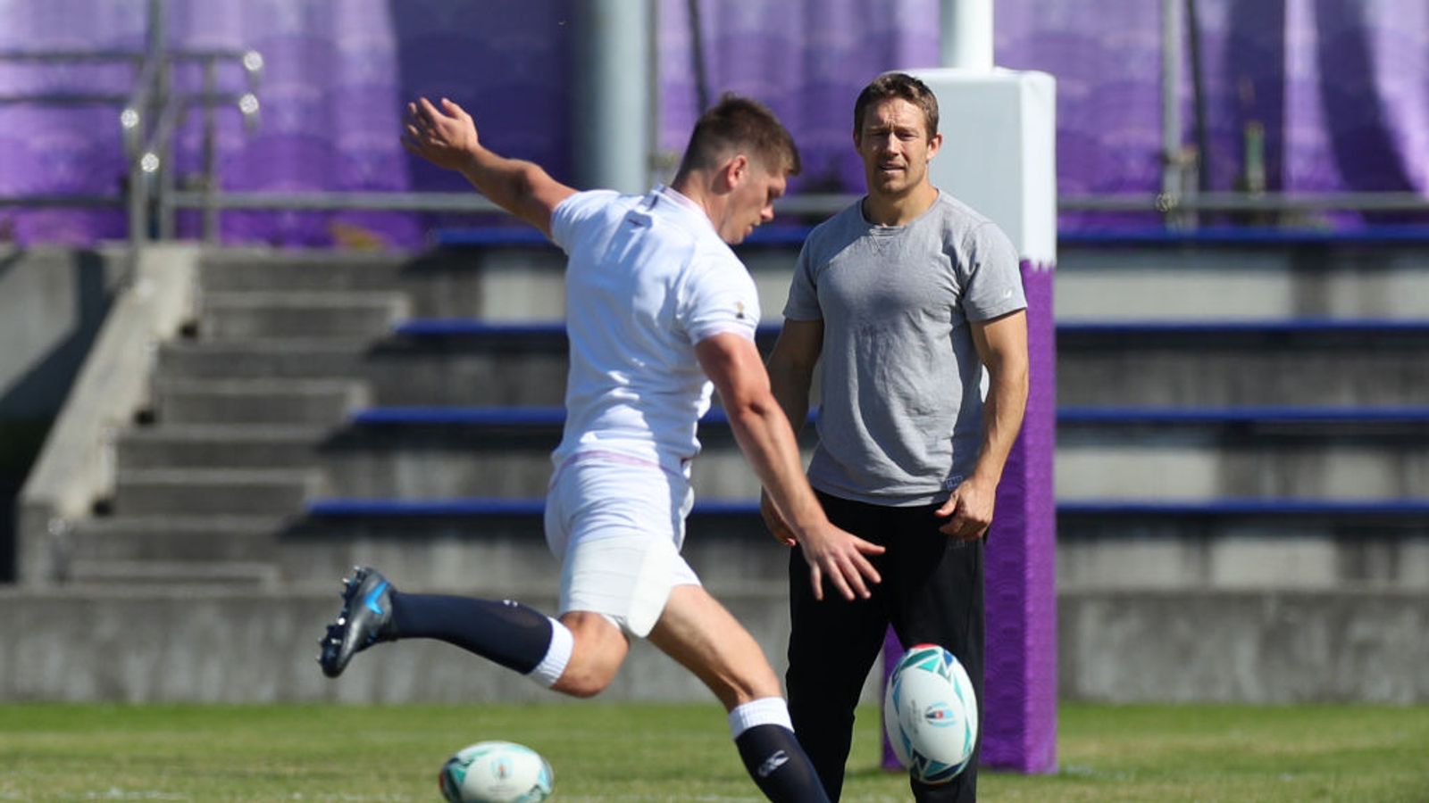 Jonny Wilkinson Trains With England Captain Owen Farrell Ahead Of World rugby-world-cup-jonny-may-replaces-injured-anthony-watson-in-england-s