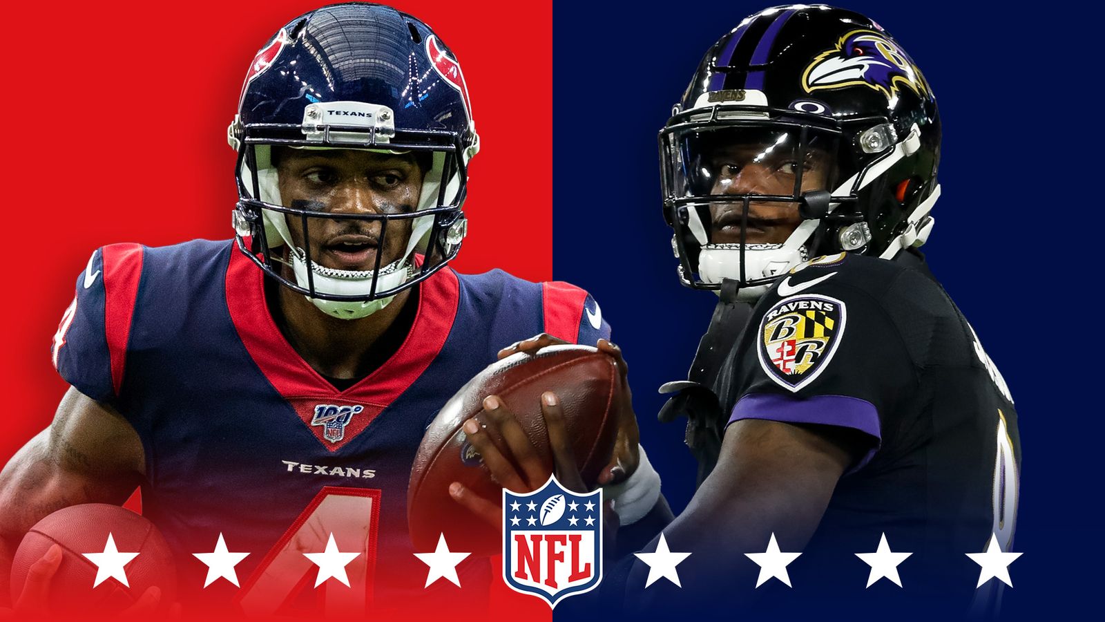 Texans QB Deshaun Watson gives Ravens' Lamar Jackson 'MVP' jersey