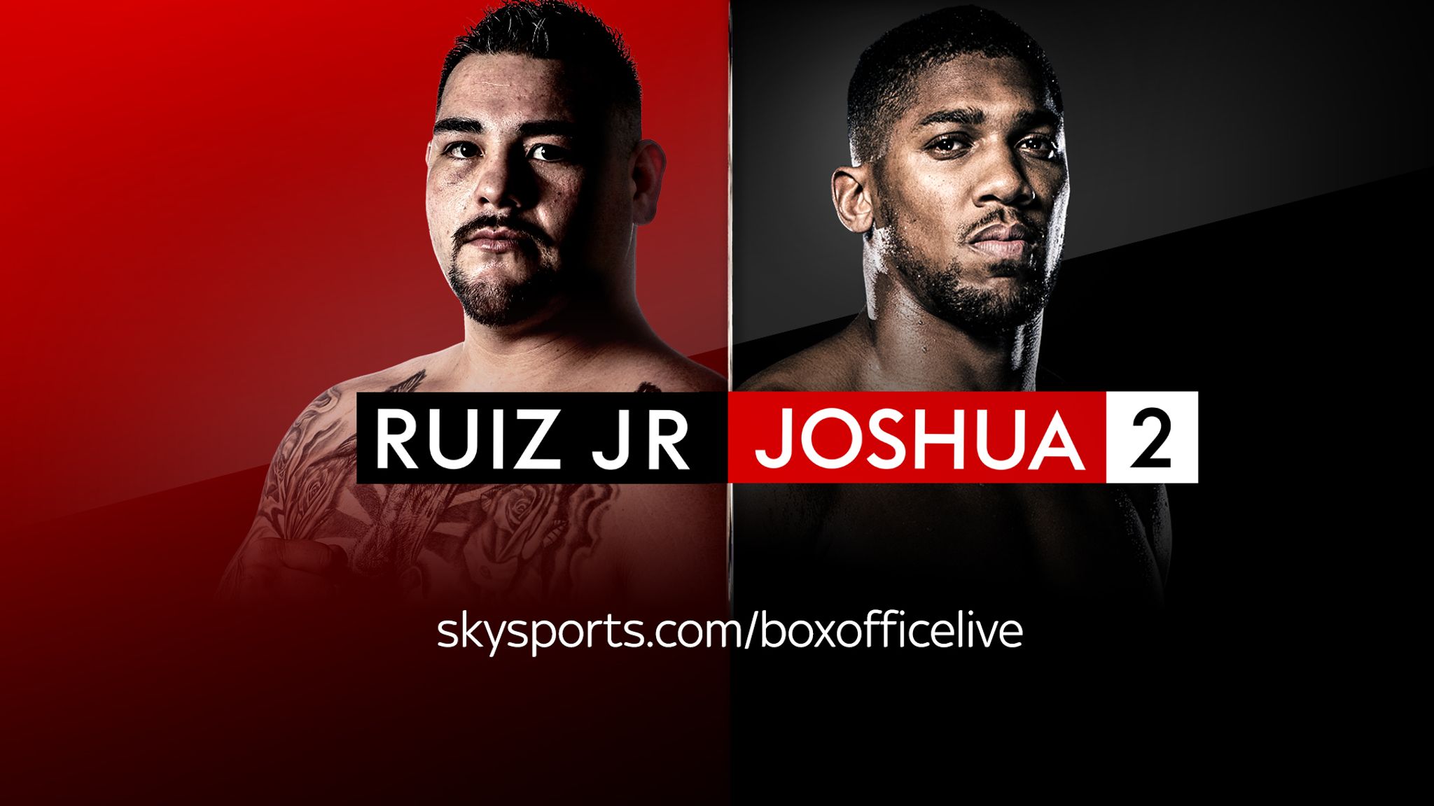 Ruiz Jr vs Joshua 2 How to book and watch if you are not a Sky TV subscriber Boxing News Sky Sports