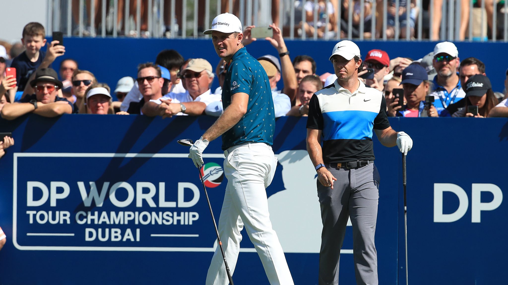 Jon Rahm moves into share of lead at DP World Tour Championship Golf News Sky Sports