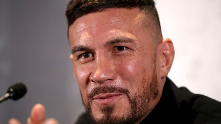 Sonny Bill Williams speaks to media during a press conference where he is unveiled as a new signing for Toronto Wolfpack