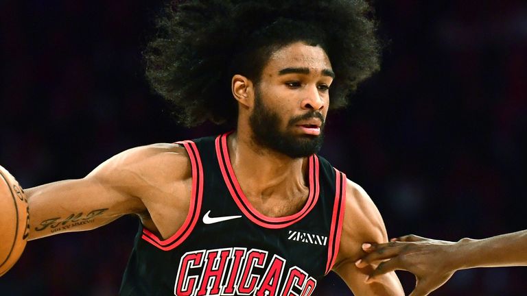 Coby White in action for the Chicago Bulls