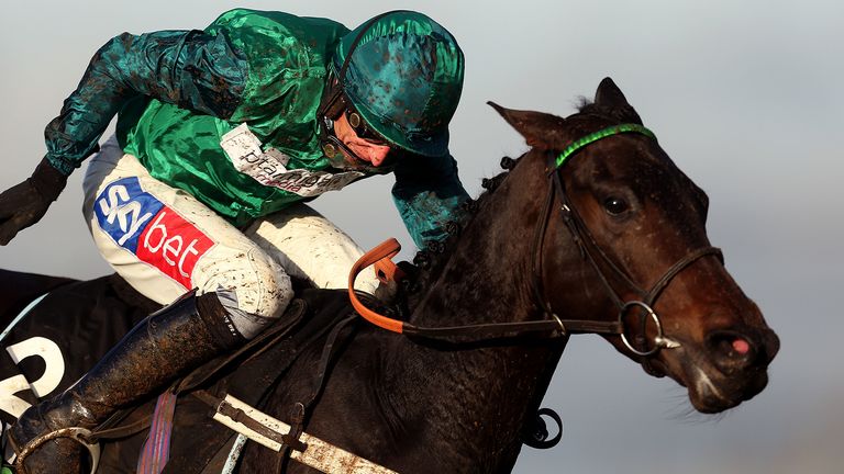 Fusil Raffles ridden by jockey Daryl Jacob goes on to win the Unibet Elite Hurdle at Wincanton Racecourse. PA Photo. Picture date: Saturday November 9, 2019. See PA story RACING Wincanton. Photo credit should read: Steven Paston/PA Wire