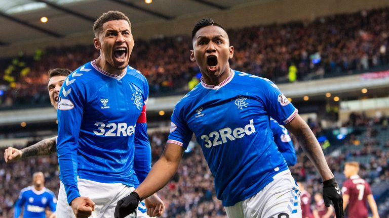 Alfredo Morelos had a hand in all three Rangers goals