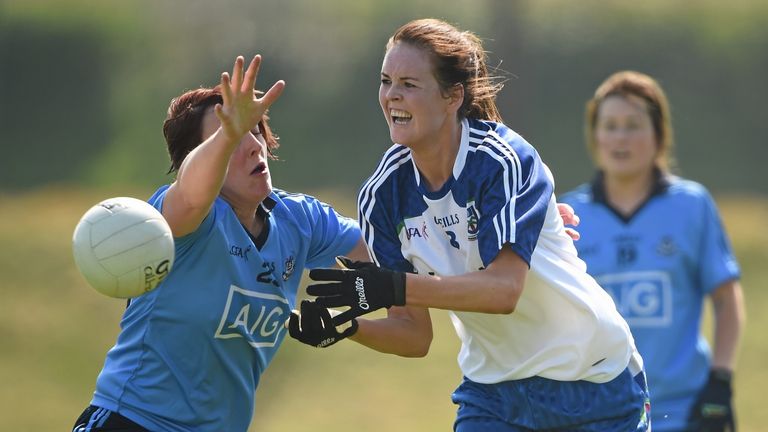 Finnegan in action for Monaghan