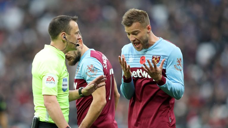 Andriy Yarmolenko shows his frustration and the Ukrainian has been inconsistent