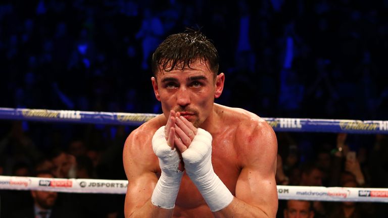 Anthony Crolla  Vs Frank Urquiaga, Lightweight contest, Manchester Arena..2nd November 2019.Picture By Dave Thompson...