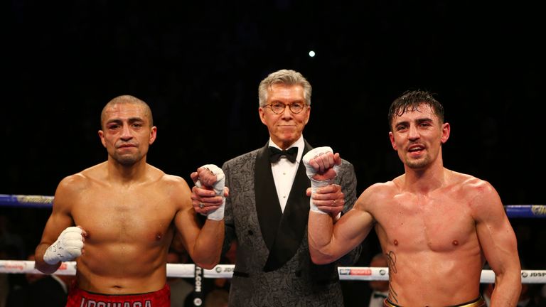 Anthony Crolla  Vs Frank Urquiaga, Lightweight contest, Manchester Arena..2nd November 2019.Picture By Dave Thompson...